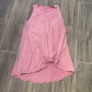 ⭐️ 3/$21 ⭐️DYI Define Your Inspiration Pink Tie-Dye Sleeveless Top Knot Detail